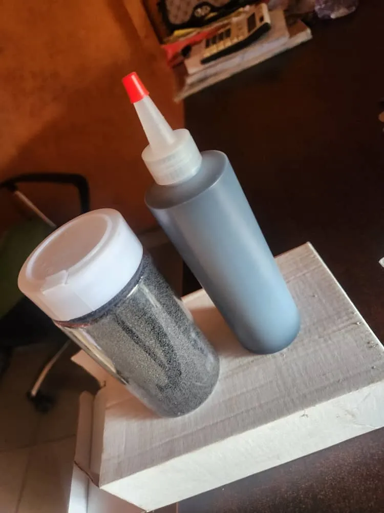 Sealant and sand